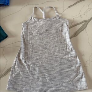 Lululemon Gray Strappy Tank Top